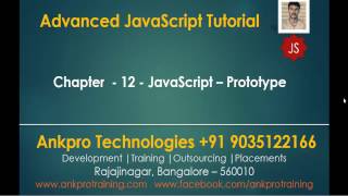 Advanced JavaScript - Chapter 12 - Prototype in JavaScript