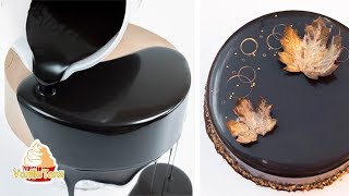 Recipe Mirror-Glaze with cocoa powder