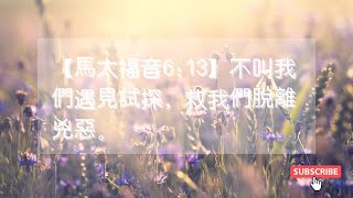 禱告與靈修 | 不叫我們遇見試探，救我們脫離兇惡 馬太福音 6:13 08/02/2020