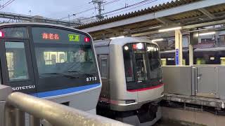 【東急の車両が新横浜線に行かず横浜に⁉︎】東急5050系4000番台　4115F（Q SEAT付き）元5169F 西谷駅2番線を発車！