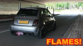 THE LOUDEST 330HP Abarth 595 w/ Capristo Exhaust IS COMPLETELY INSANE! | BANGS + FLAMES!