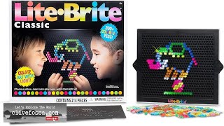 Lite Brite Classic Favorite Retro Toy Create Art with Light STEM Review