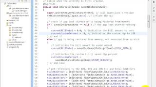 Android Development Tutorial #25 onCreate method