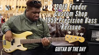 2018 Fender Custom Shop 1959 Precision Bass Reissue Gold | Guitar of the  Day