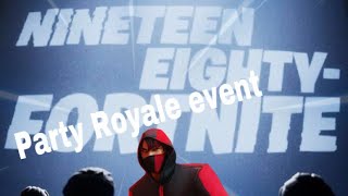 🔴NINETEEN EIGHTY FORTNITE (Party royale event) | Fortnite Battle Royale🔴