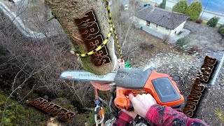 Rigging On Cliff Edge By Houses \u0026 Powerlines