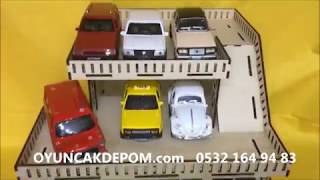 Ofisinizde İş yerlerinizde metal model mükemmel arabalarınız sergileyeceğiniz Ahşap garaj stand