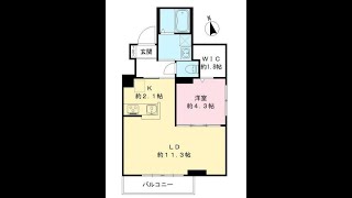 京浜急行本線雑色駅最寄り、JR蒲田駅も徒歩圏内の1LDK42.35㎡　グランピア蒲田　2022年7月築　鉄骨造地上3階建て3階部分　光インターネット無料の人気賃貸マンション