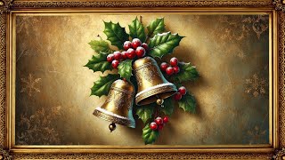 Vintage Christmas Treasures | Gold Frame TV Art | 12 Images | Vintage Winter Art Screensaver | 4K