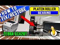 How to Solve & Fix Platen Roller bearing Problem | Zebra GC420t