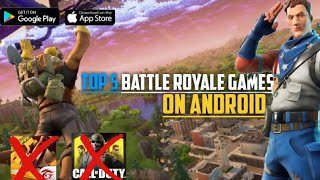 Top 5 Best Battle Royale Game on android in 2021| High Graphics Battle Royale Games for Android