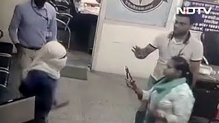 Video: Woman Bank Manager In Rajasthan Fights Off Armed Robber With A Plier