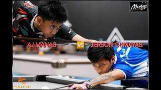 Aj Manas vs Jerson Cumayas - Race 18 - 9 Ball - Even