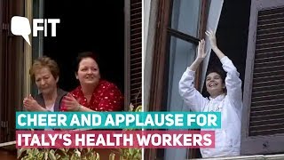 Coronavirus Pandemic: Italy Residents Applaud Health Workers From Balconies | The Quint