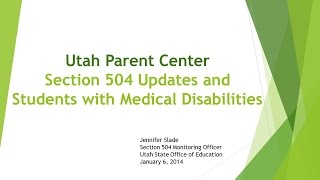 Section504ReviewandStudentswithMedicalDisabilities