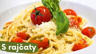 Špagety Pomodoro | Jednoduché veganské špagety s rajčaty