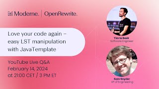 Love your code again - easy LST manipulation with JavaTemplate