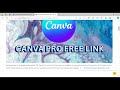 How To Get Canva Pro For Free Forever Updated Working!