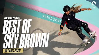 🇬🇧 The best of Sky Brown at the Olympics 🛹 | Athlete Highlights