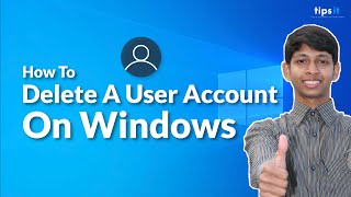 How To Delete A User Account On Windows | Bangla | Tips IT