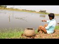 Fishing Video || I was amazed at the fishing talent of the traditional boy || Fish catching trap