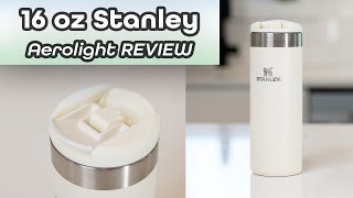 Cream Glimmer 16 Oz Stanley Aerolight Transit Bottle Review