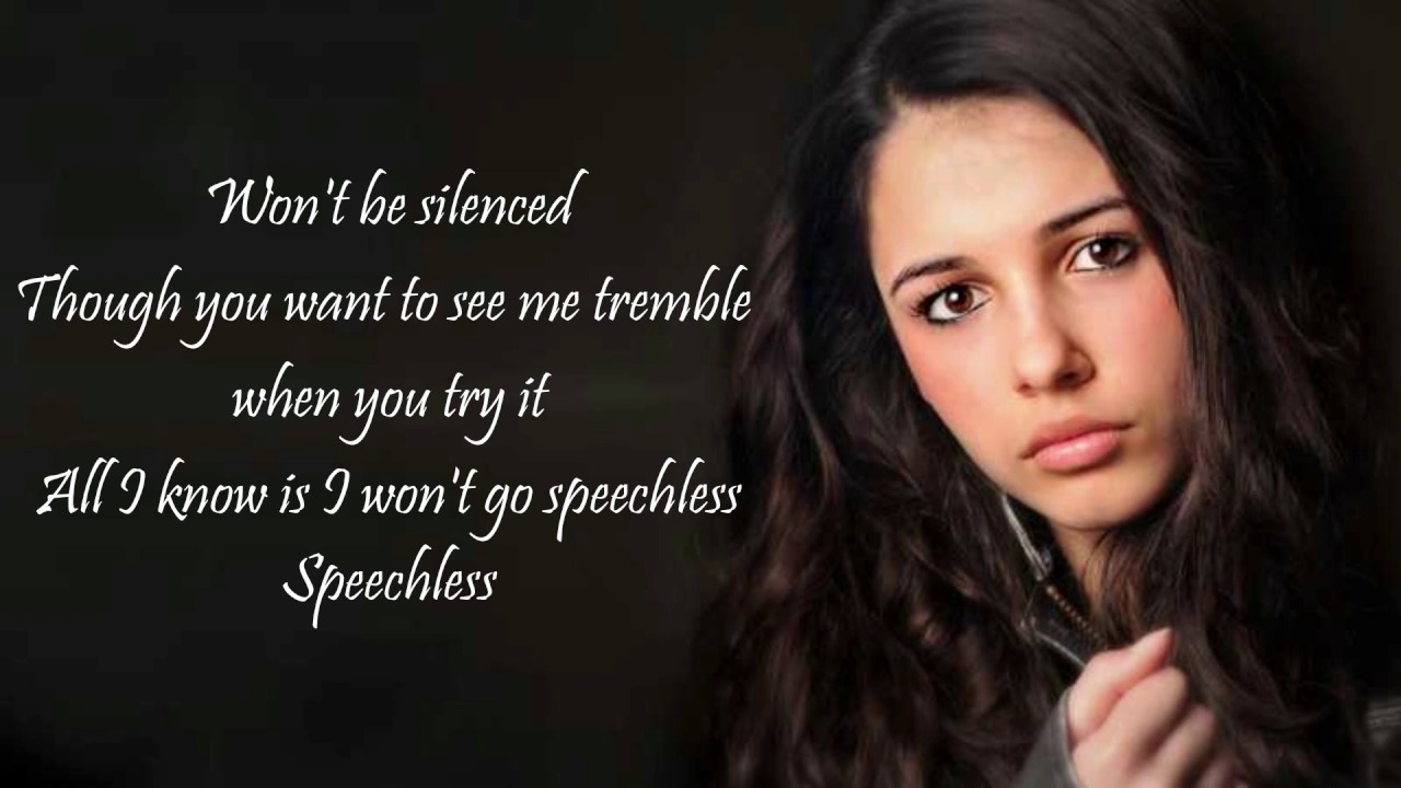 NAOMI SCOTT SPEECHLESS LYRIC VIDEO - YouTube