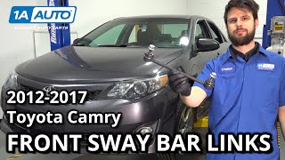 How to Replace Front Sway Bar Links 2012-2017 Toyota Camry