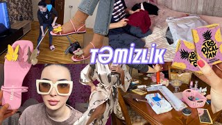 KİRAYƏ QALIRIĞ? TƏMİZLİK VLOG 🌸 Temu bağlama ✨ AYKA 14