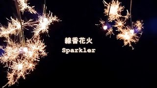 【線香花火 Sparkler】夏の風物詩・日本の夏・夏の終わり・summer tradition, summer in japan, end of summer