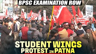 Description:- AISF , RYA , AISA , AIYF Students wing protest on BPSC Re-Exam matter