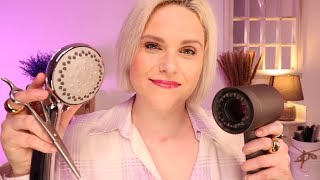 The MOST Incredible ASMR Haircut, Wash, Blow Dry & Styling✂️