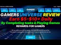 Gamersuniverse Best GPT Site Review & Live Survey Completion||Earn $5-$10+ 🤑  Daily Easily.