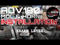 ADV160 MDL & HORN INSTALLATION | ACCESSORIES INSTALLATION | REDMOTOSHIELD CRASHGUARD | #jrmotoworkz