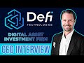 DeFi Technologies CEO interview | Digital Asset Investment Firm