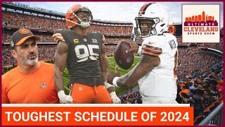 The NFL schedule makers did the Cleveland Browns no favors with its 2024 schedule...
