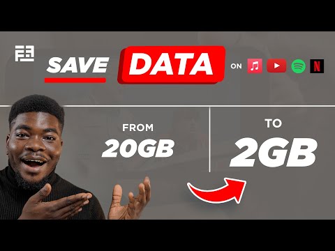 This video will help you SAVE DATA!