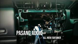 pasang audio di mobil all new fortuner