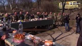 (ENG SUB) Easter celebration at Ukrainian military base in Mariupol