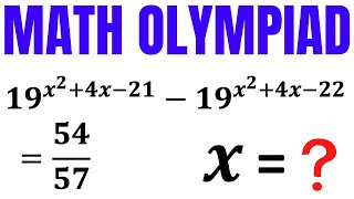 Olympiad Mathematics | Learn how to solve exponential equation quickly | Math Olympiad Training