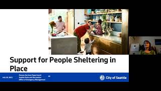 Seattle's Earthquake Response: Emergency Sheltering and Feeding (July 20)