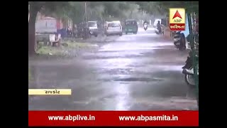 Light rainfall in Rajkot city