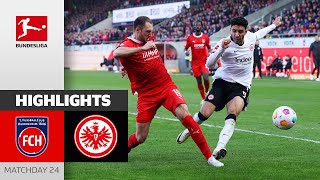 Frankfurt Benefit From Curious Goal | Heidenheim - Eintracht Frankfurt | Highlights MD 24 Buli 23/24