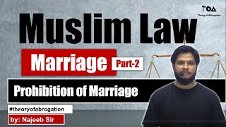 Marriage under Muslim law part 2: Prohibition of marriages