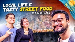 LOCAL LIFE \u0026 TASTY STREET FOOD IN KAZAKHSTAN: The Craziest Country in the World?