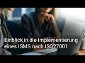Einblick in die Implementierung eines ISMS nach ISO27001 (usd Webinaraufzeichnung)