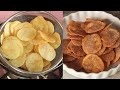 Crispy Potato chips 🎀 Recipe By Chef Hafsa