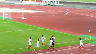 20110904 天皇杯１回戦　レノファ－ネクスファジ　後半AT　＃２３ゲンキ弾