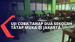 Sejumlah Sekolah di Jakarta Gelar Uji Coba Pembelajaran Tatap Muka Tahap Dua