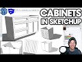 The ULTIMATE GUIDE To Modeling Cabinets in SketchUp!